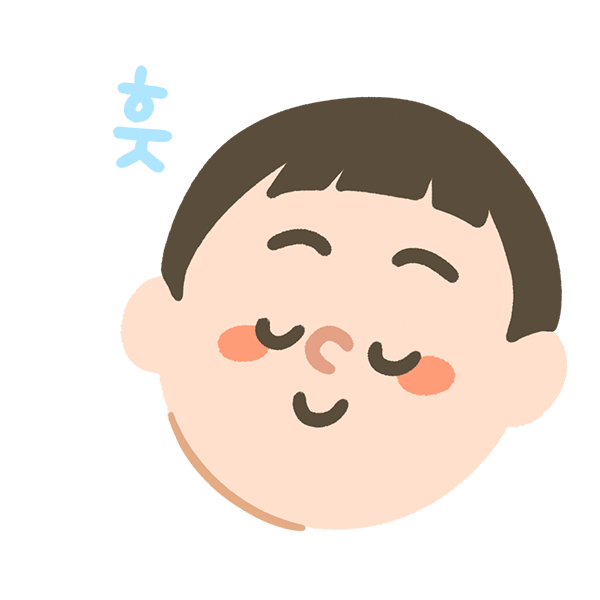편안한 아이의표정